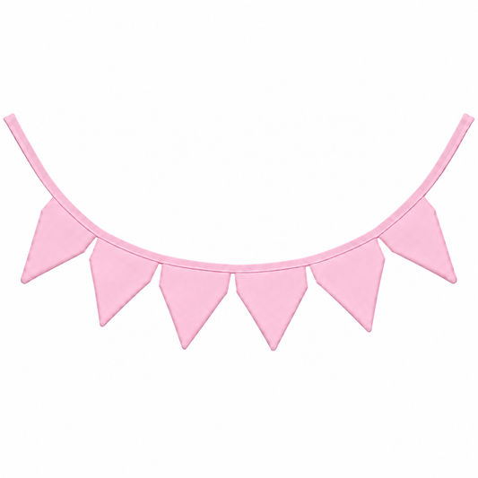 Bandeirinhas Decorativas 2,10m Rosa