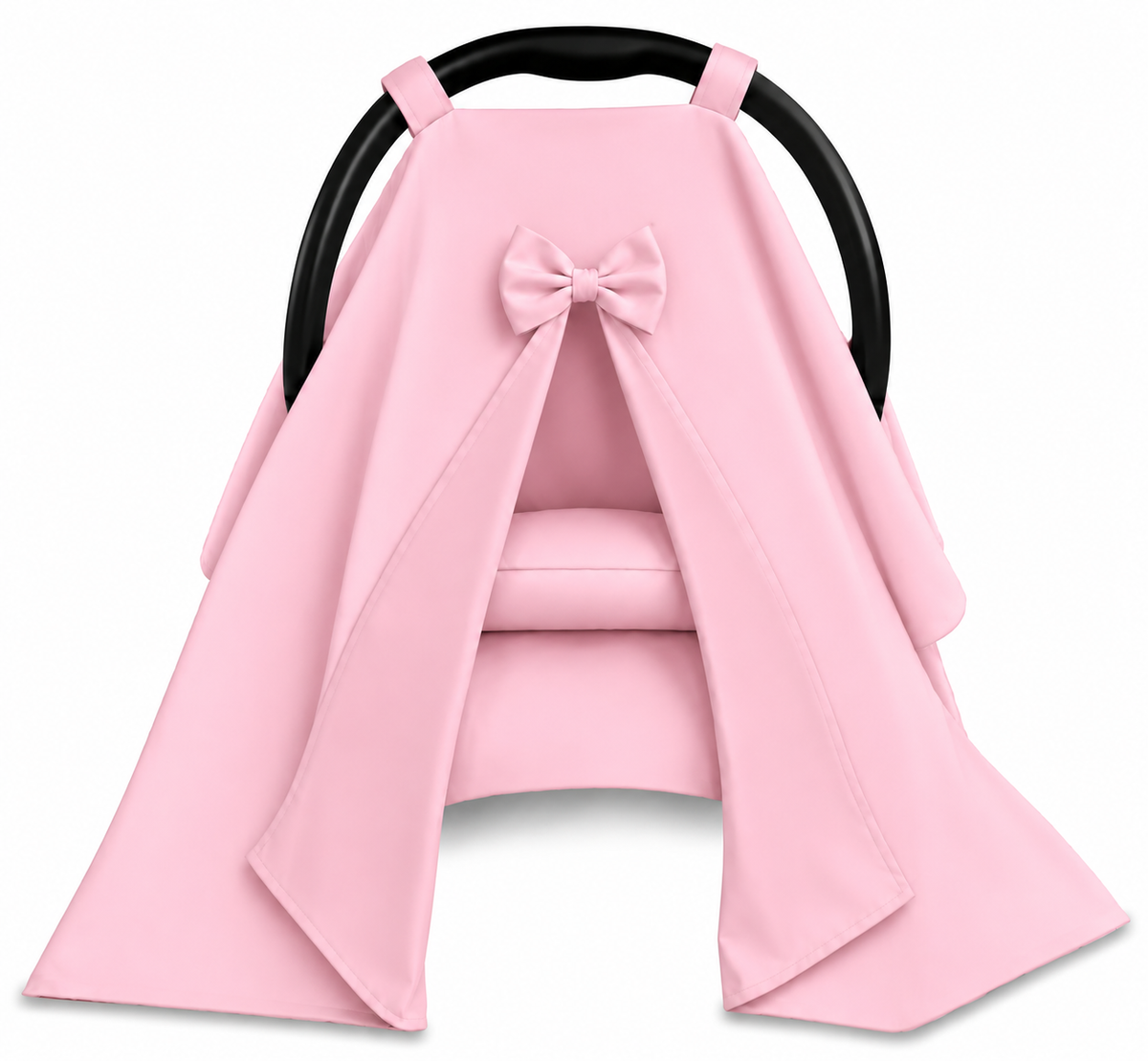 Capota para Bebê Conforto Tenda Dupla Face Rosa