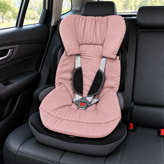 Capa Colchonete para Cadeira de Carro Dupla Face Rosê