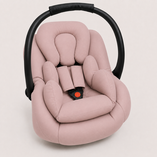 Kit para Bebê Conforto 3 Peças Dupla Face Rosê