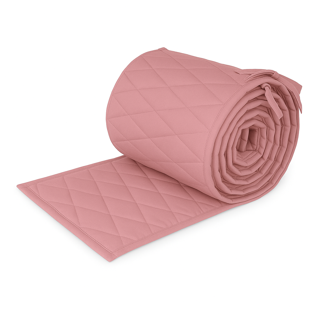 Protetor de Grade Total 360° para Berço Americano Rosê