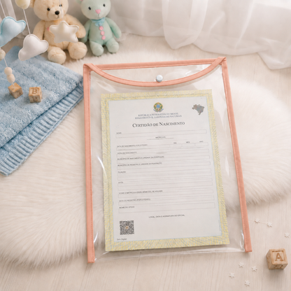 Capa para Certidão de Nascimento Rosê