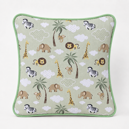 Almofada Decorativa 30cm x 30cm Safari Verde