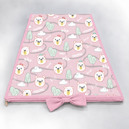 Trocador de Cômoda 70x45x3cm Ursa Rosa
