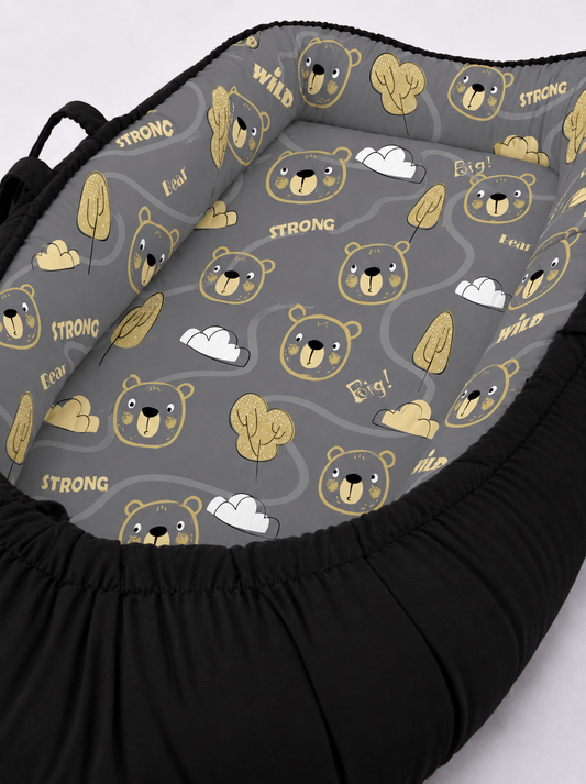 Ninho Redutor Dupla Face Premium Urso Ted Verso Preto