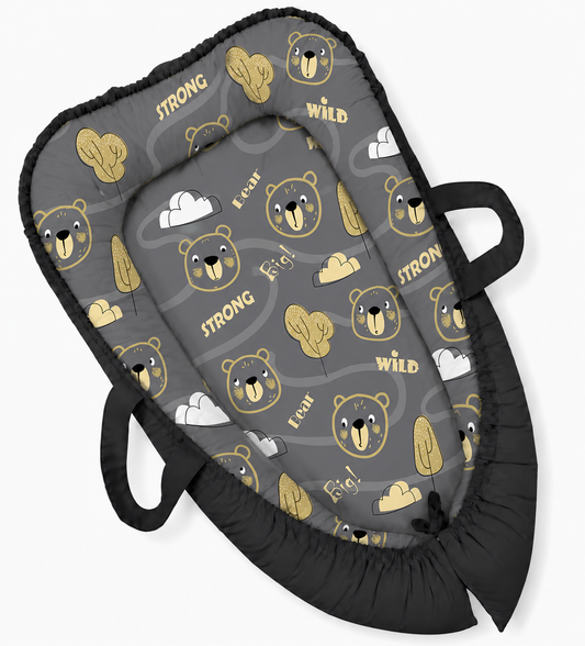 Ninho Redutor Dupla Face Premium Urso Ted Verso Preto