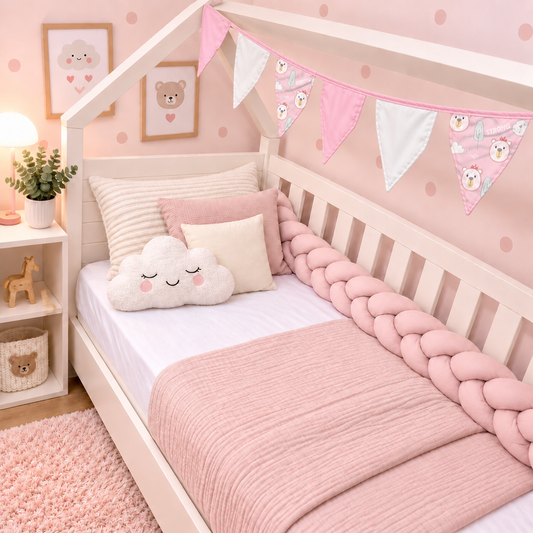 Bandeirinhas Decorativas 2,10m Ursa Rosa