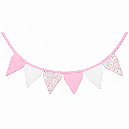 Bandeirinhas Decorativas 1,50m Ursa Rosa