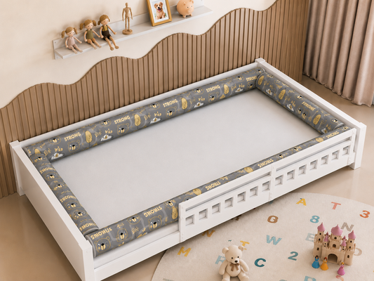 Kit Rolinhos 4 Peças para Cama Casal Urso Ted