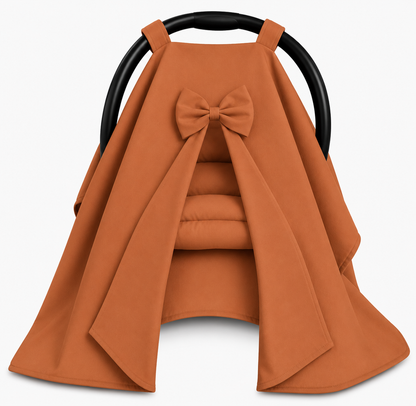 Capota para Bebê Conforto Tenda Dupla Face Terracota