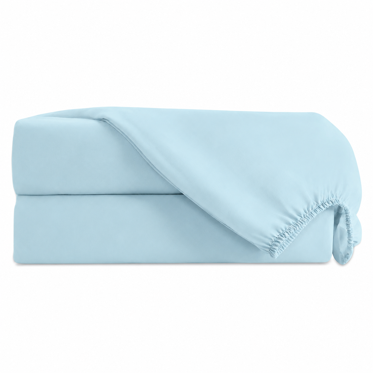 Lençol Estampado para Mini Berço 100% Algodão Azul Turquesa