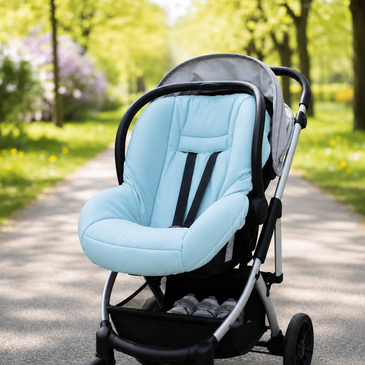 Capa para Bebê Conforto Universal Azul Turquesa