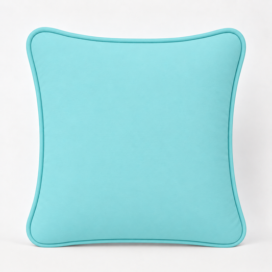 Almofada Decorativa 30cm x 30cm Azul Turquesa