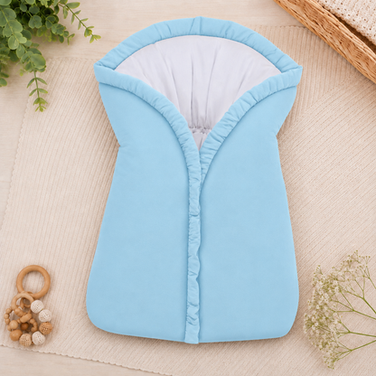 Saco Manta Porta Bebê Azul Turquesa