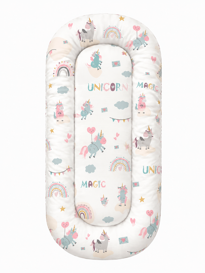 Fronha para Ninho Casulinho Premium para Carrinho Moisés Universal Unicórnio