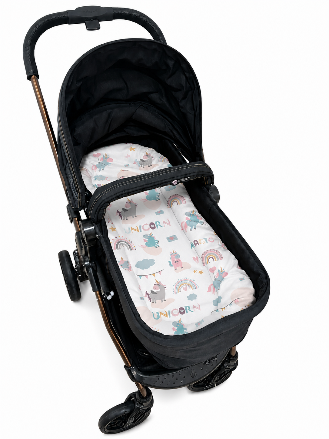 Fronha para Ninho Casulinho Premium para Carrinho Moisés Universal Unicórnio