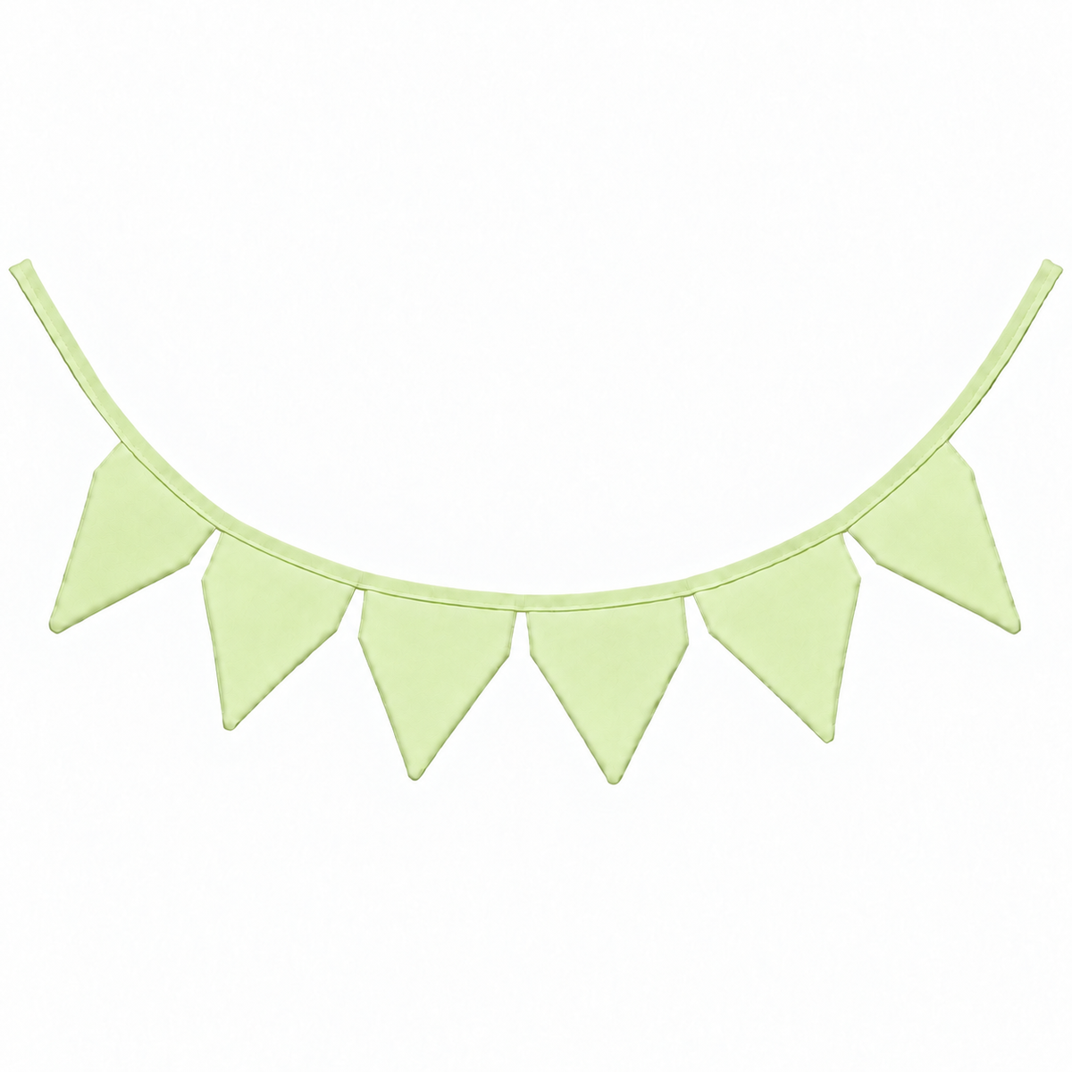 Bandeirinhas Decorativas 1,50m Verde Claro