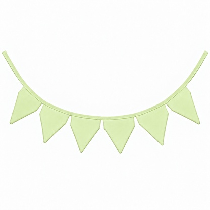 Bandeirinhas Decorativas 1,50m Verde Claro
