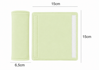 Kit para Bebê Conforto 3 Peças Dupla Face Verde Claro