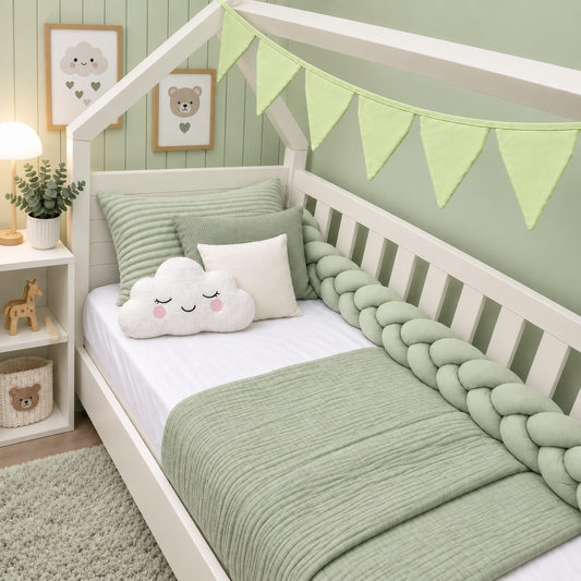Bandeirinhas Decorativas 2,10m Verde Claro