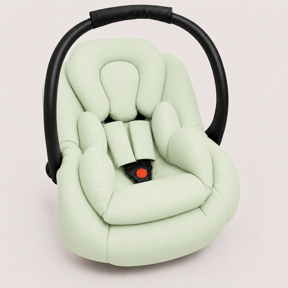 Kit para Bebê Conforto 3 Peças Dupla Face Verde Claro