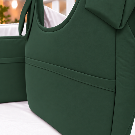 Porta Fraldas ou Porta Treco de Varal Verde Escuro