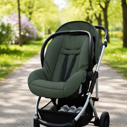 Capa para Bebê Conforto Universal Verde Escuro