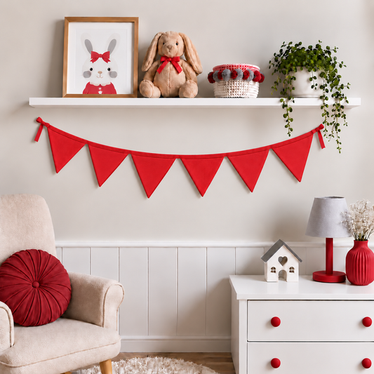 Bandeirinhas Decorativas 1,50m Vermelho