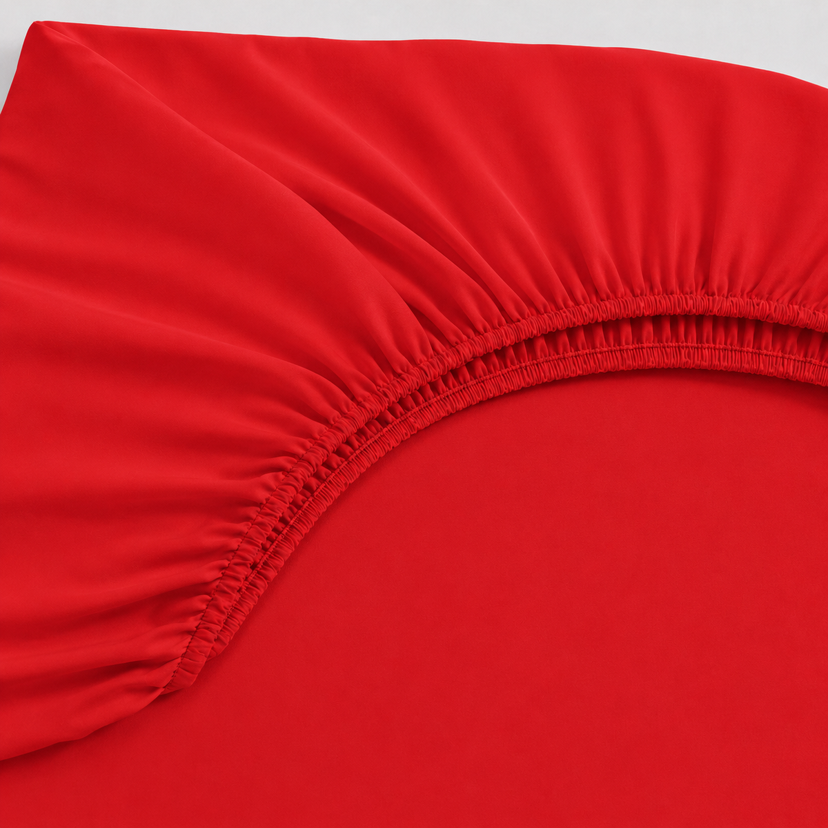 Lençol Estampado para Mini Berço 100% Algodão Vermelho