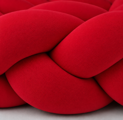 Trança Protetora Lateral Solteiro & Cama Casal 1,90 Metros Vermelho