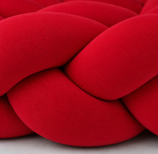 Trança Protetora Lateral Solteiro & Cama Casal 1,90 Metros Vermelho