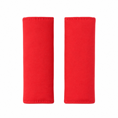 Protetor de Cinto de Segurança Dupla Face Vermelho