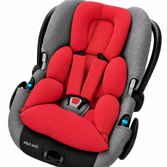Colchonete para Bebê Conforto Dupla Face Vermelho