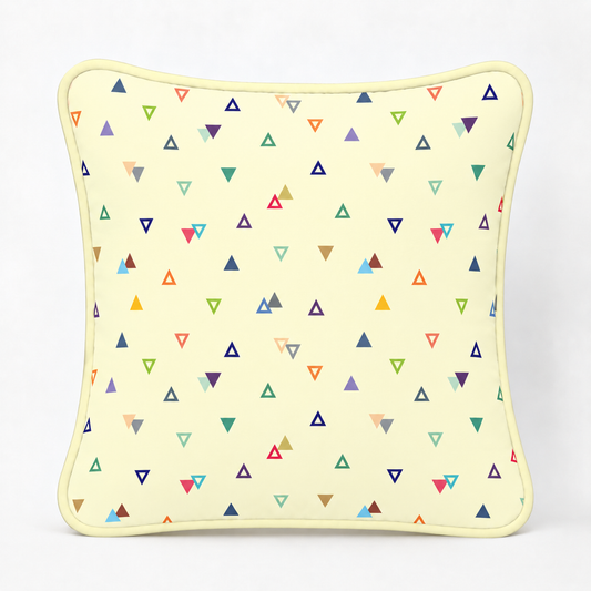 Almofada Decorativa 30cm x 30cm Vitória Amarelo