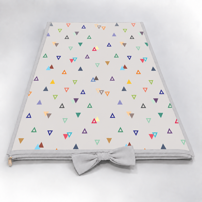 Trocador de Cômoda 70x45x3cm Vitória Cinza c/ Cinza