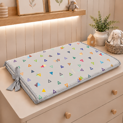 Trocador de Cômoda 70x45x3cm Vitória Cinza c/ Cinza