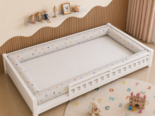 Kit Rolinhos 4 Peças para Cama Casal Vitória Cinza