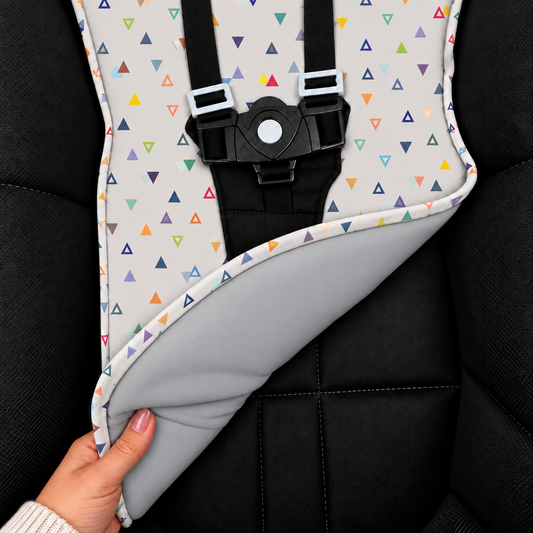 Capa para Carrinho de Bebê Universal Vitória Cinza c/ Cinza