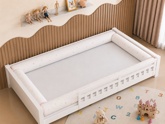Kit Rolinhos 4 Peças para Cama Casal Vitória Rosa
