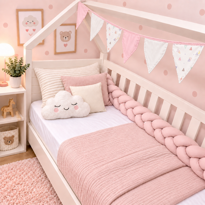 Bandeirinhas Decorativas 2,10m Vitória Rosa