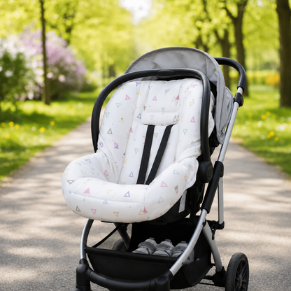Capa para Bebê Conforto Universal Vitória Rosa