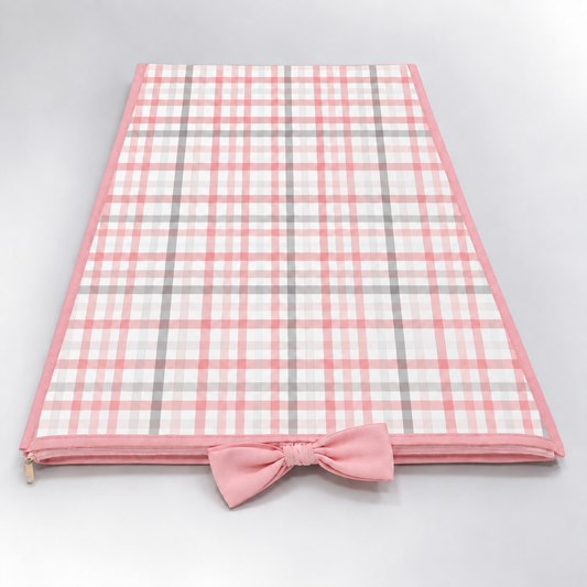 Trocador de Cômoda 70x45x3cm Xadrez Rose