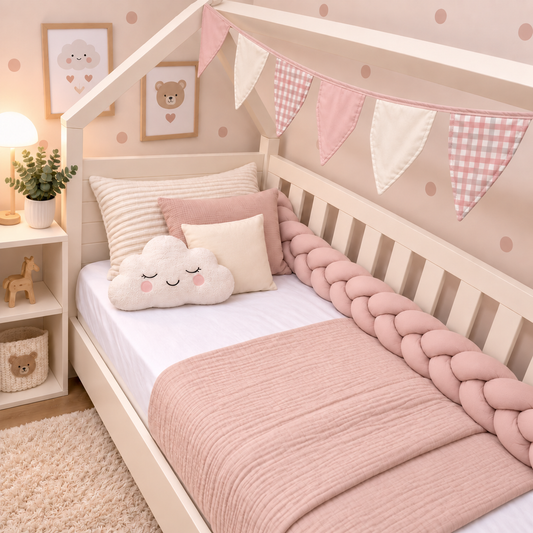 Bandeirinhas Decorativas 2,10m Xadrez Rose