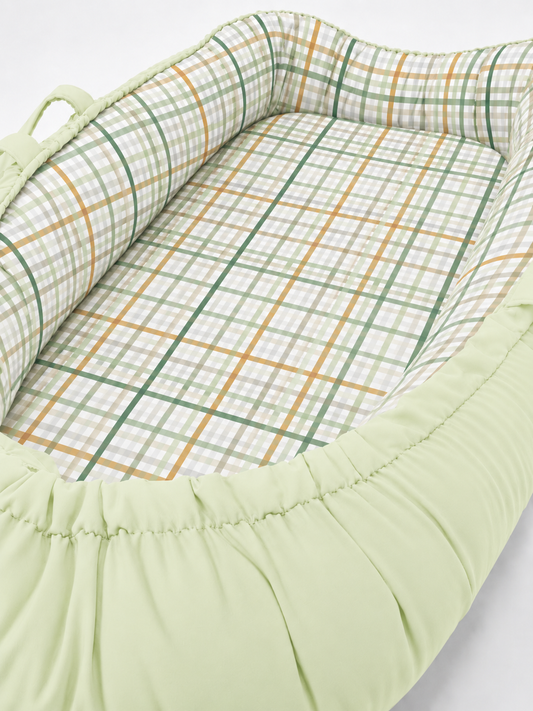 Ninho Redutor Dupla Face Premium Xadrez Verde Verso Verde