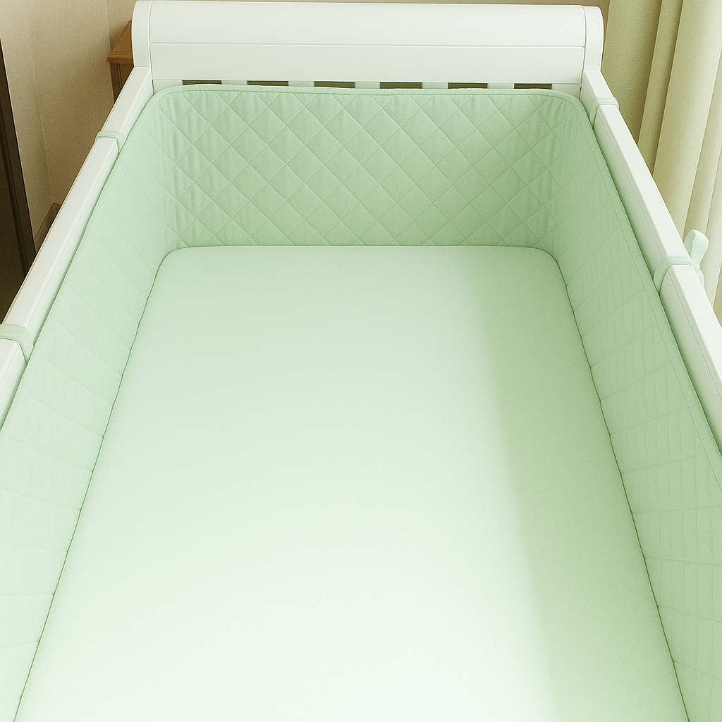 Protetor de Grade Total 360° para Berço Americano Verde