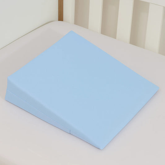 Travesseiro Antirrefluxo para Mini Berço e Carrinho Azul