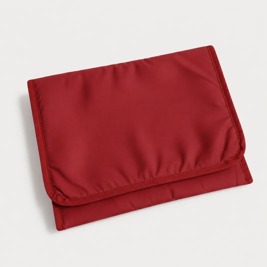 Trocador Portátil Dia a Dia Impermeável Vermelho